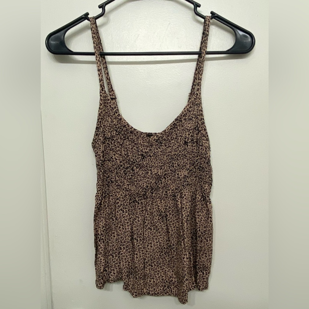Cheetah Print Tank Top